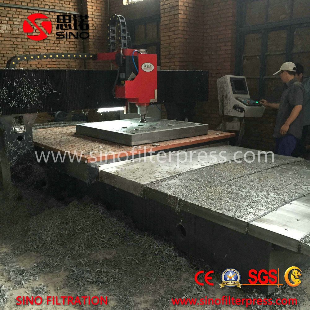 Municipal Wastewater Automatic Cast Iron Plate Frame Filter Press Machine